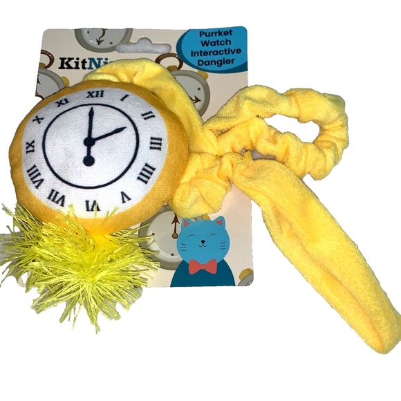 Kitty Cat Meowlice In Wonderland Theme Dangler Catnip Plush New Lot of 4 Toys - Picture 3 of 13